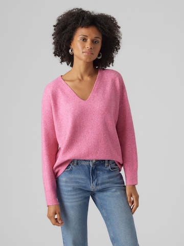 VERO MODA Sweater in Purple: front