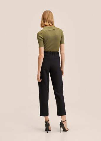 MANGO Regular Chino Pants 'Dorito' in Black