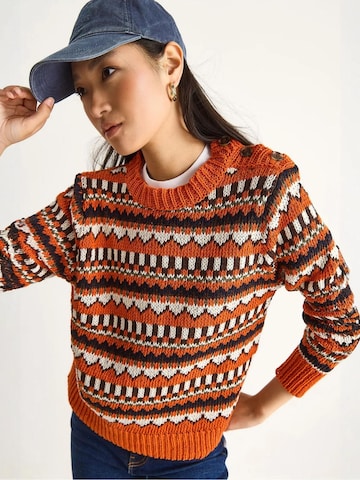 Pull-over 'Pullover' Bianco Lucci en orange : devant