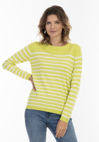 Pull-over usha BLUE LABEL en vert : devant