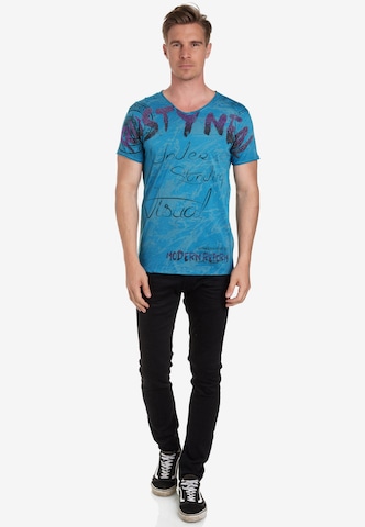 Rusty Neal T-Shirt in Blau