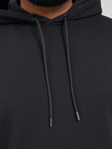 Jack & Jones Plus Μπλούζα φούτερ 'JJEBRADLEY' σε μαύρο