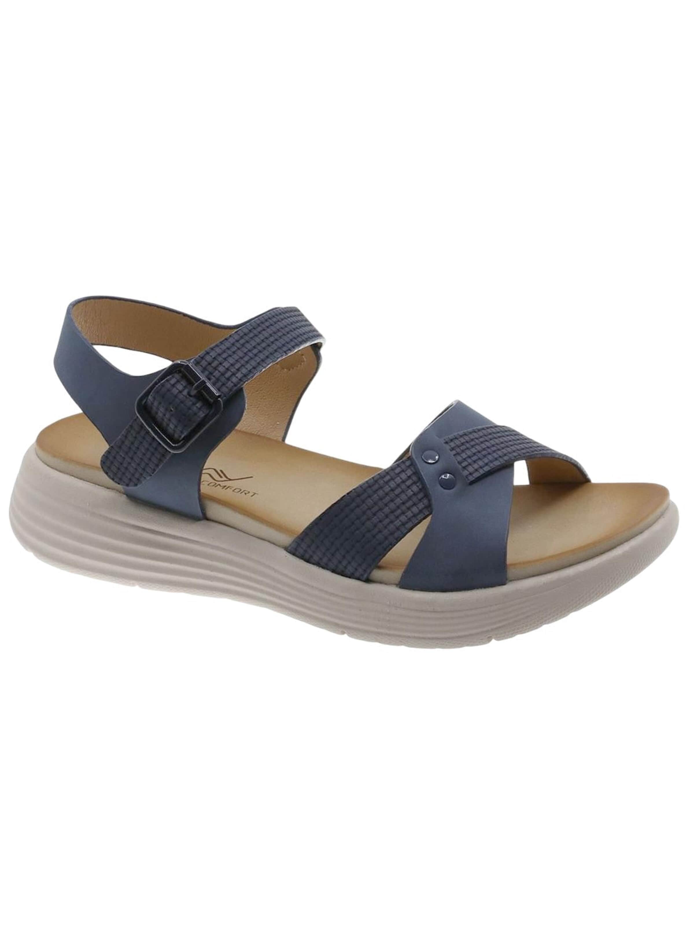 Beppi Sandals 'Casual Sandal' in Blue: front