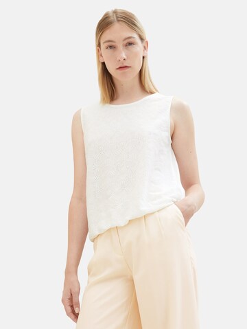 TOM TAILOR Top in White