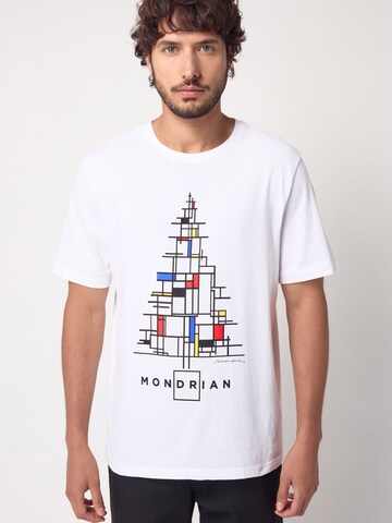 Next T-Shirt 'Weihnachten' in Weiß: Vorderseite
