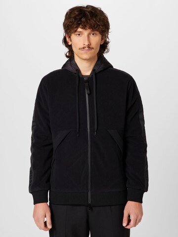 BOSS Black Sweatjacke 'Seeger 120' in Schwarz: predná strana