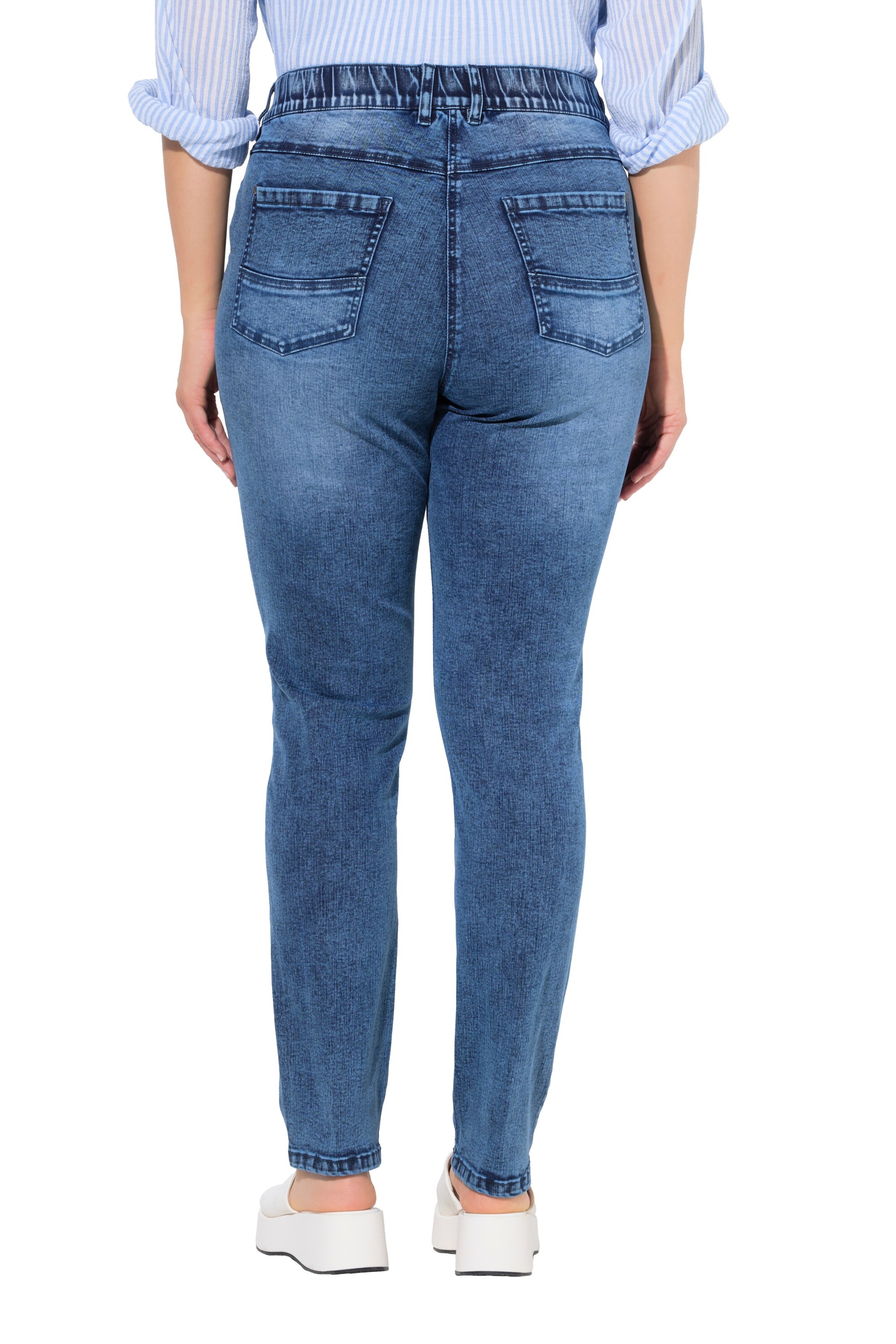 Ulla Popken Skinny Jeans in Blau