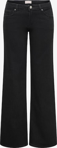 Only Tall Wide Leg Farkut 'ONLJUDY' värissä musta: etupuoli
