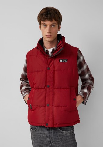 Gilet s.Oliver en rouge : devant