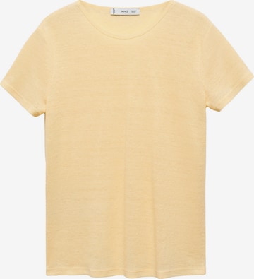 MANGO T-shirt 'LENO' i gul: framsida