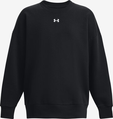 UNDER ARMOUR Athletic Sweatshirt in Black: front