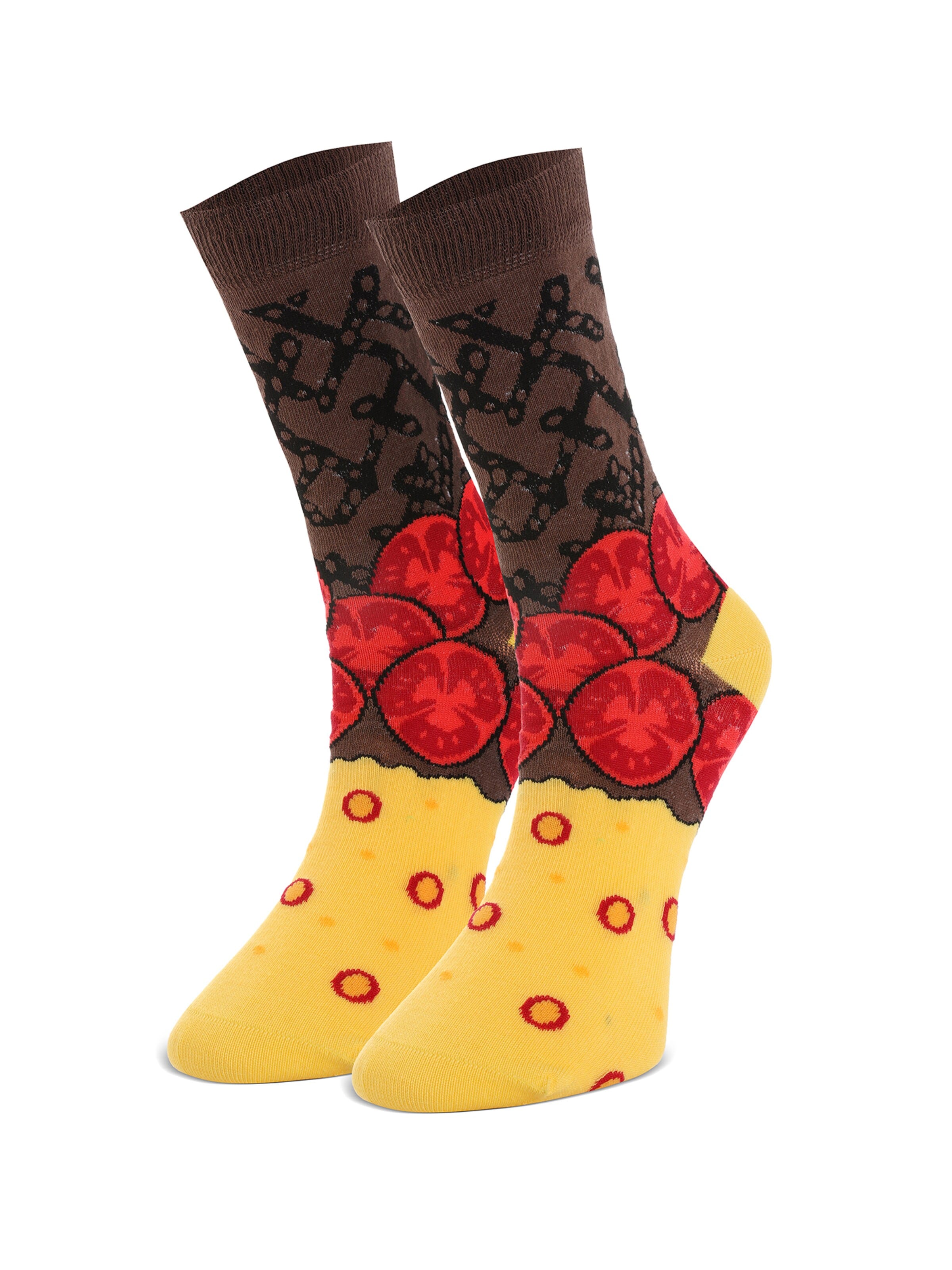 Crea Socks Sukat 'Hamburger' värissä monivärinen