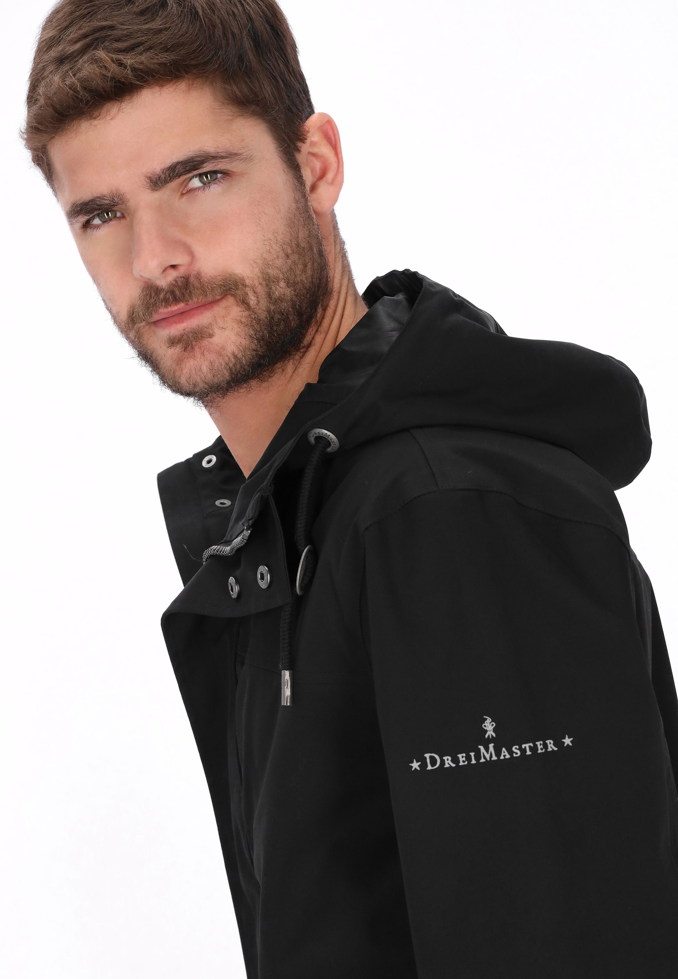 DreiMaster Klassik Weatherproof jacket in Black