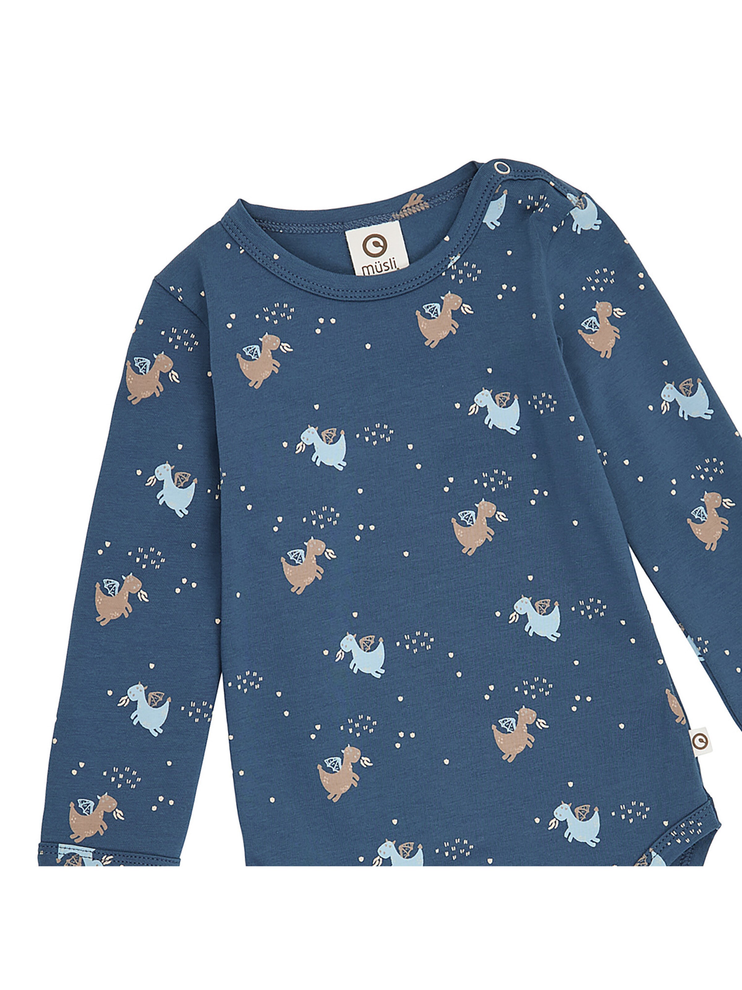 Müsli - Pijama entero/body en azul