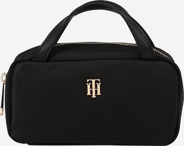 TOMMY HILFIGER Cosmetic Bag in Black: front