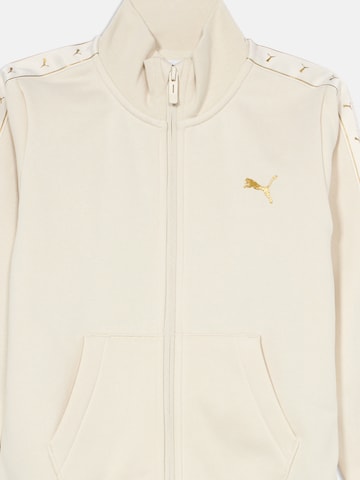 PUMA Sweatsuit 'Ess' in Beige