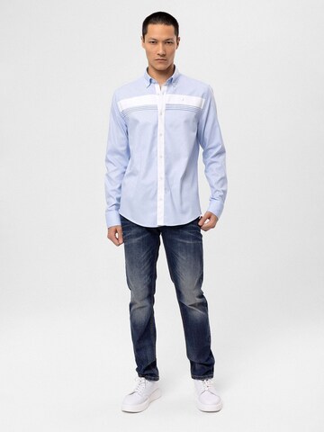 By Diess Collection Regular fit Πουκάμισο σε μπλε