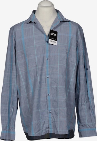 Calvin Klein Button Up Shirt in L in Blue: front