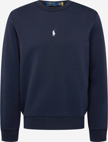 Sweat-shirt Polo Ralph Lauren en bleu : devant