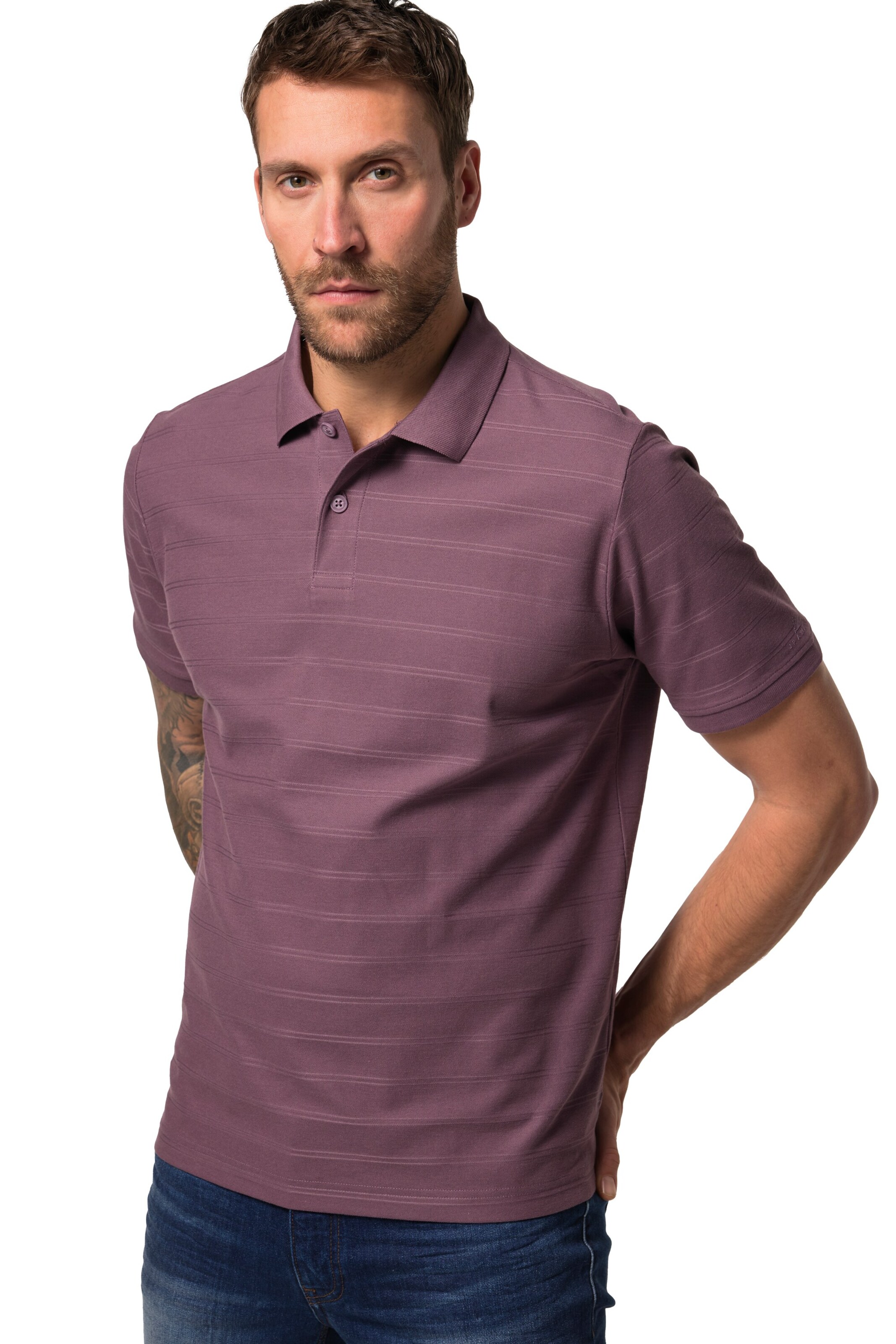 JP1880 Shirt in Purple: front