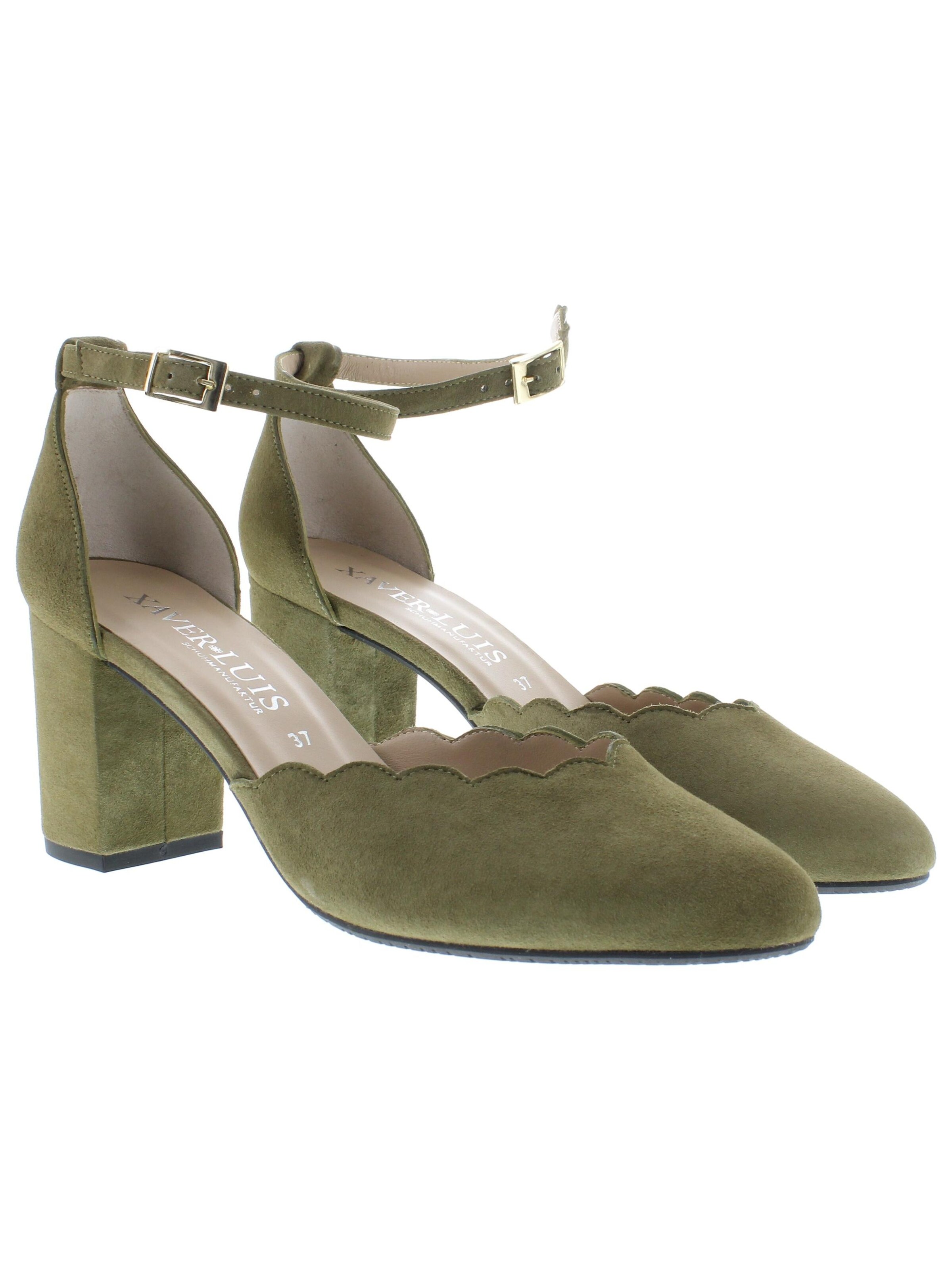 XAVER LUIS Schuhmanufaktur Pumps 'VIOLA' in Green