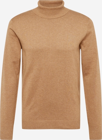 TOM TAILOR Sweater in Brown: front