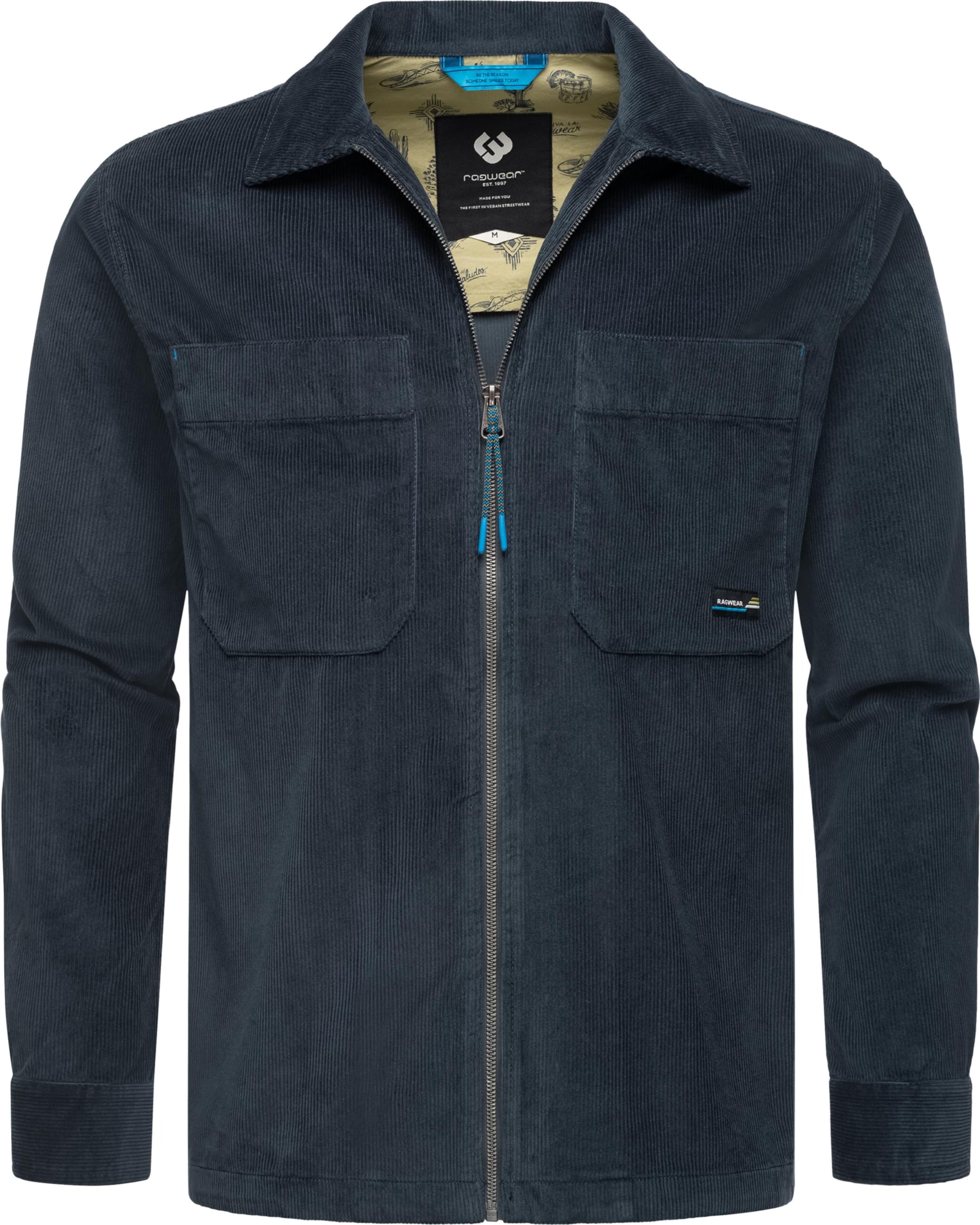 Ragwear Kevad-sügisjope, värv hall: eest vaates