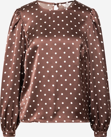 OBJECT Blouse 'SUTANNA' in Brown: front