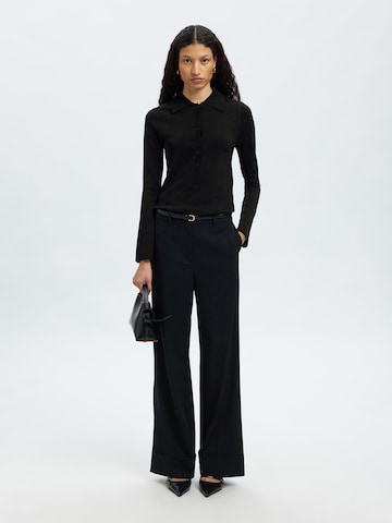 SELECTED Svetr 'SLFLURA' – černá