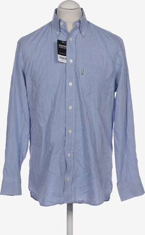 Barbour Button Up Shirt in S in Blue: front