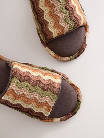 Pantoufle Next en marron