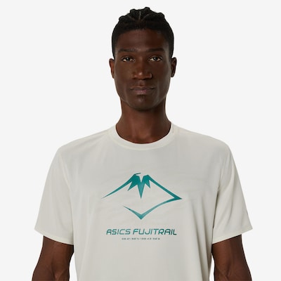 ASICS Performance Shirt in Turquoise / White, Item view