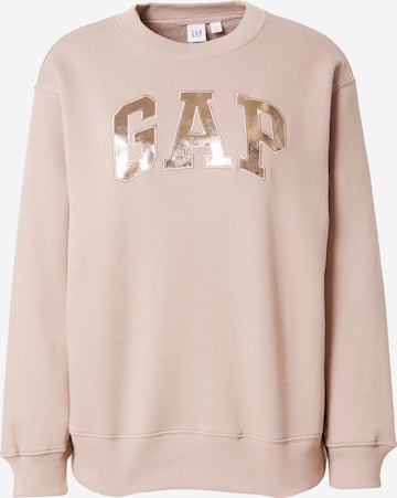 GAP Sweatshirt in Beige: voorkant