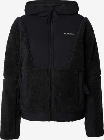 COLUMBIA Athletic Fleece Jacket 'Hakatai™' in Black: front