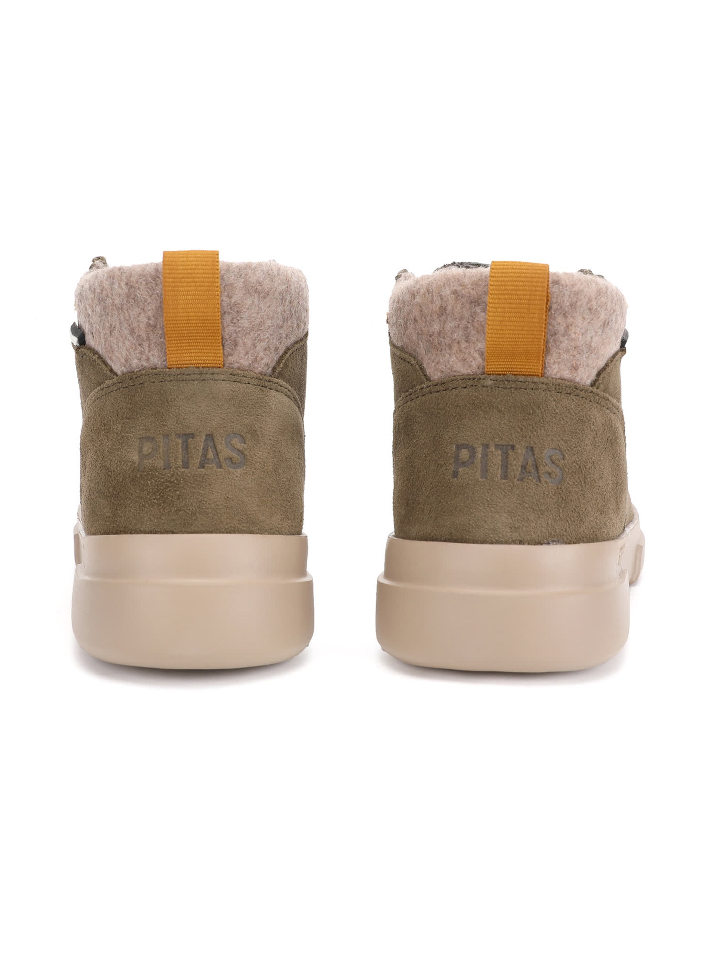Walk In Pitas Slippers ' GARDA ' in Green