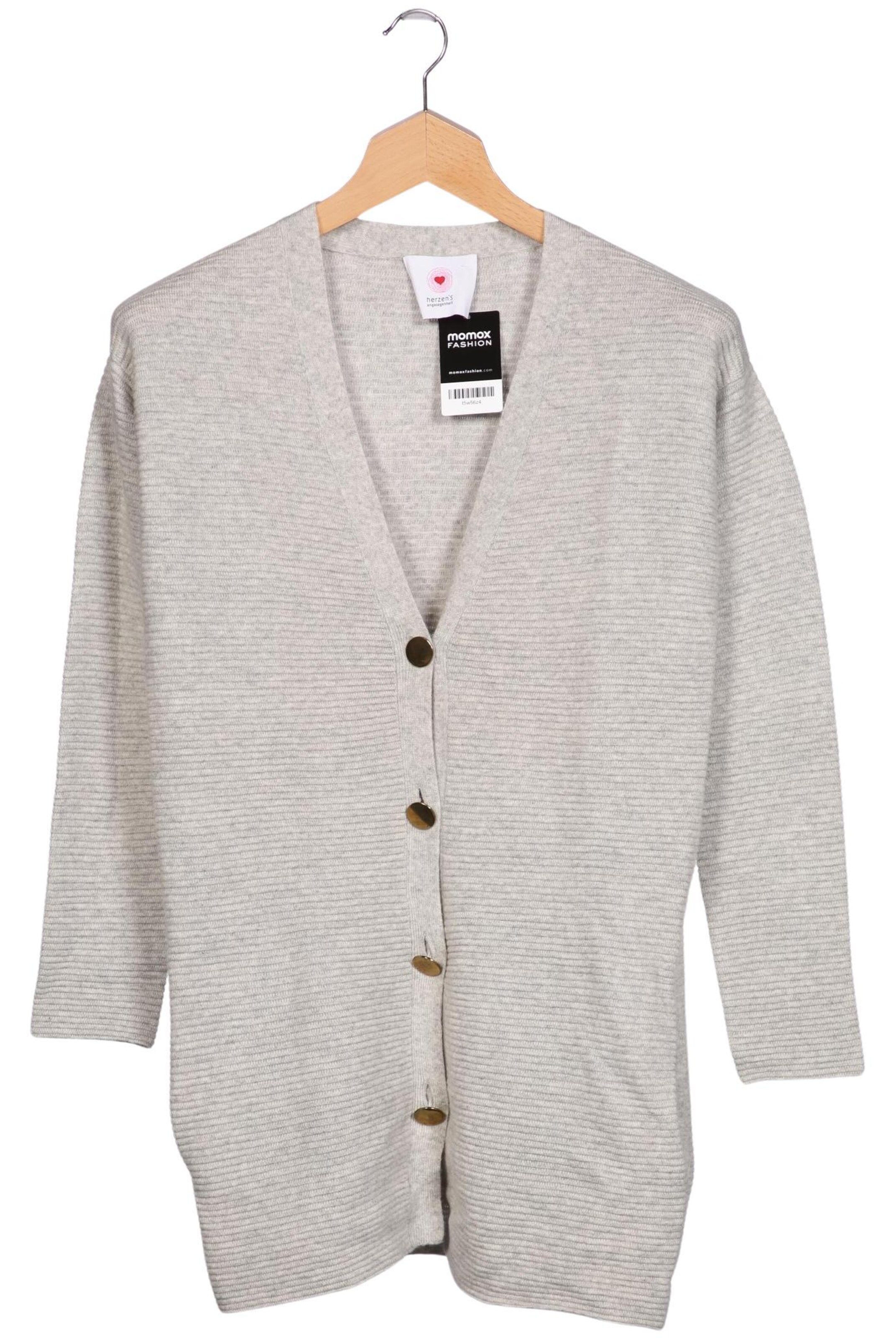 HERZENSANGELEGENHEIT Sweater & Cardigan in L in Grey: front
