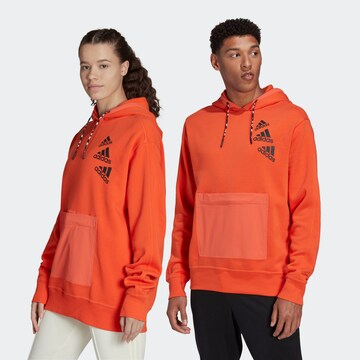 ADIDAS SPORTSWEAR Sportsweatshirt in Orange: predná strana