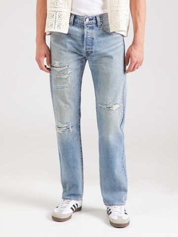 LEVI'S ® Regular Jeans '501' in Blauw: voorkant