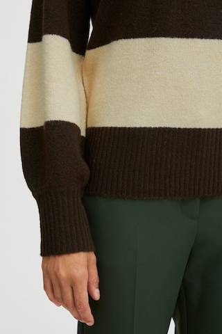 ICHI Sweater 'Eden' in Brown