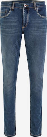 HECHTER PARIS Slimfit Jeans 'DH-XTENSION' in Blau: predná strana