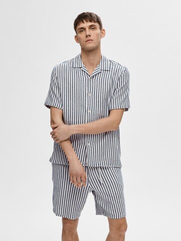 Comfort fit Camicia 'SLHSal' di SELECTED HOMME in blu: frontale