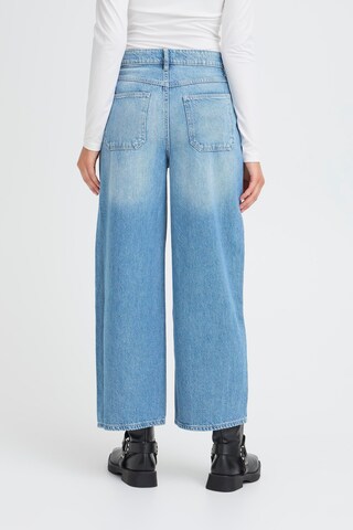 Wide Leg Jean 'PAMMY' ICHI en bleu