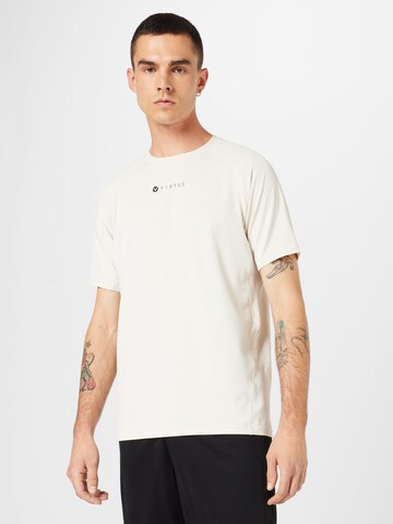 Virtus Performance Shirt 'Toscan' in White: front