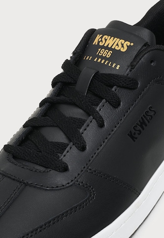 Sneaker bassa 'COURT VARSITY' di K-SWISS in nero