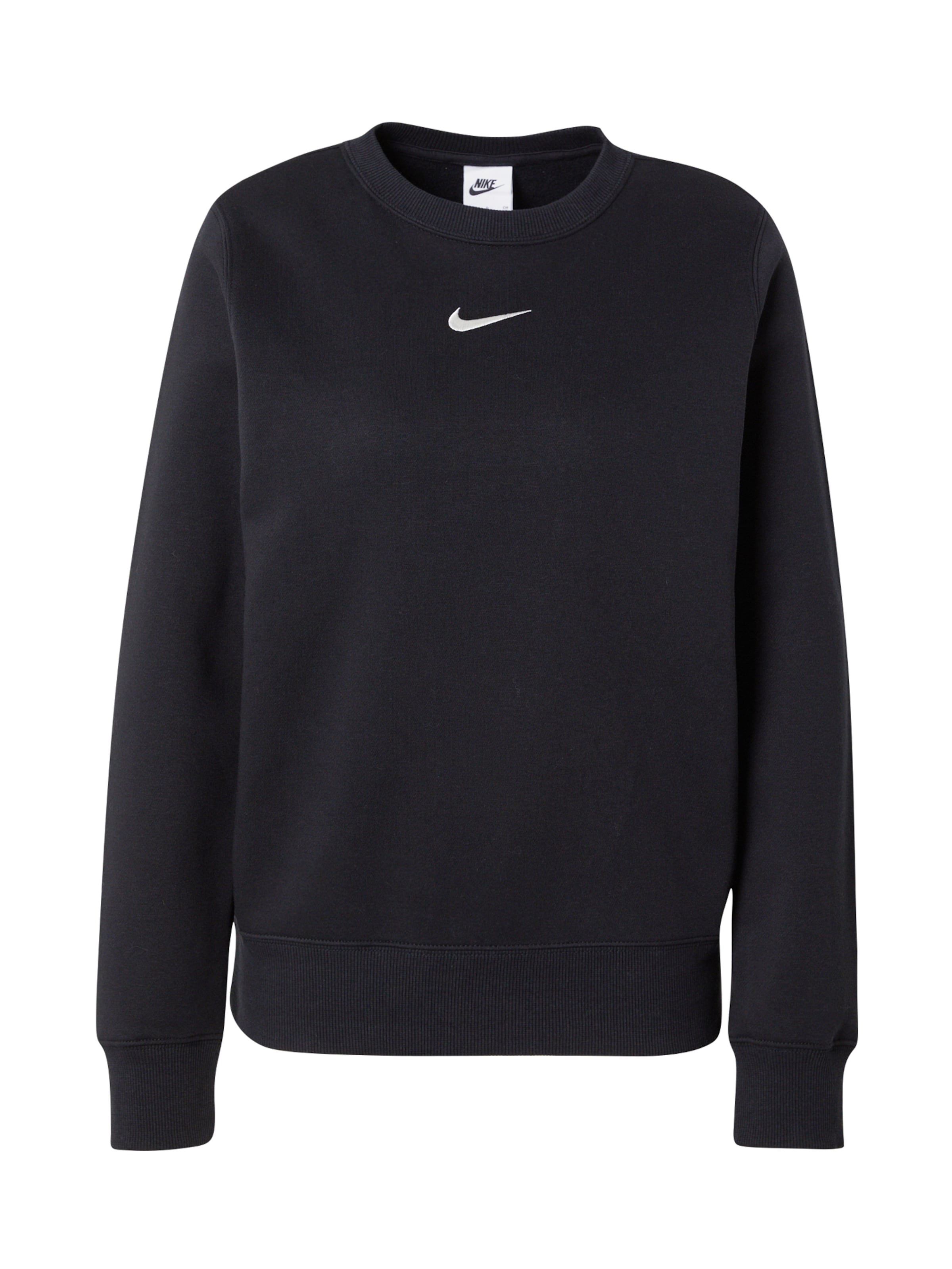 Nike Sportswear Sweatshirt 'Phoenix Fleece' in Schwarz: Vorderseite