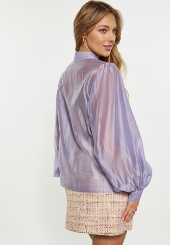 faina - Blusa em roxo