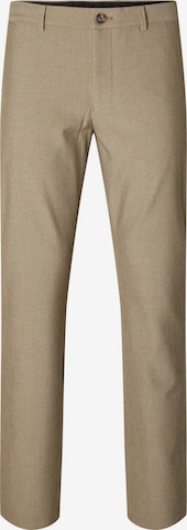 Pantalon chino SELECTED HOMME en beige : devant