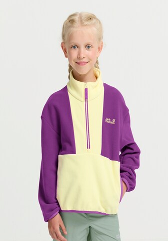 JACK WOLFSKIN Athletic Sweater in Yellow