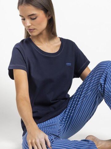 admas - Pijama 'Classic' en azul