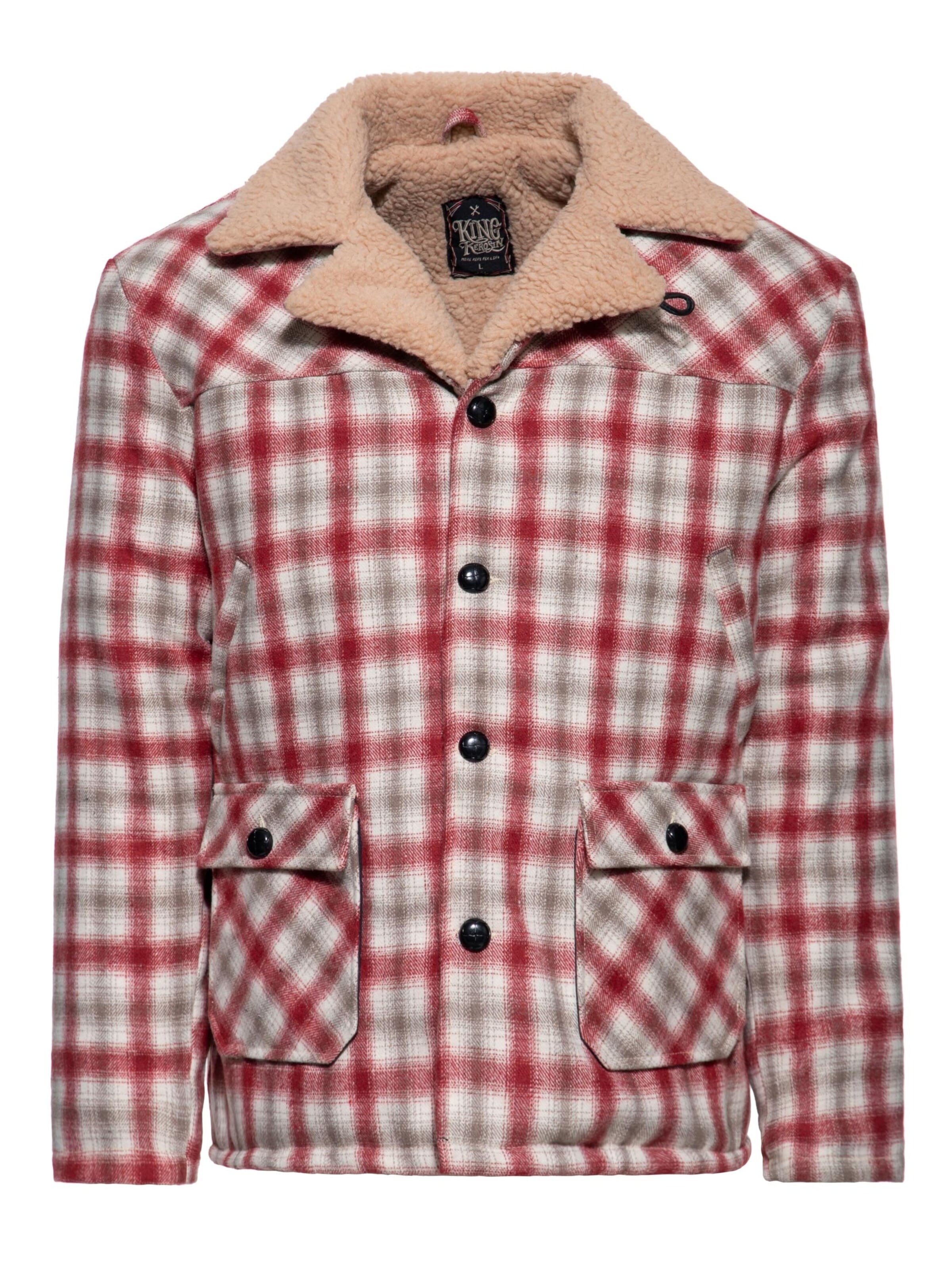 King Kerosin Winterjacke‌‌‌ in Rot: Vorderseite